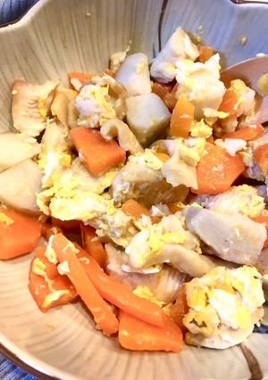【離乳食にも】お肉と里芋とにんじんの甘煮-レシピのメイン写真