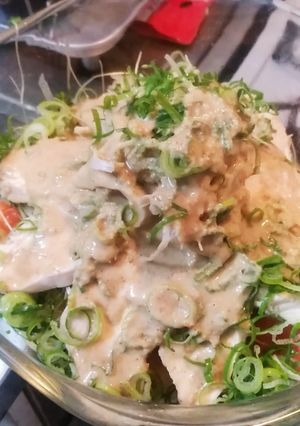 茹で鶏アレンジ❤棒々鶏風パスタ☺-レシピのメイン写真