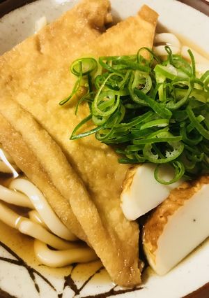 シンプル●めんつゆでつくるキツネうどん-レシピのメイン写真