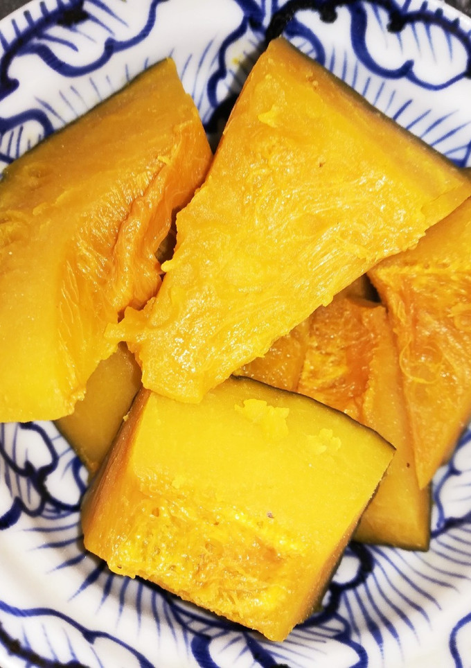 減塩　かぼちゃの煮物-レシピのメイン写真