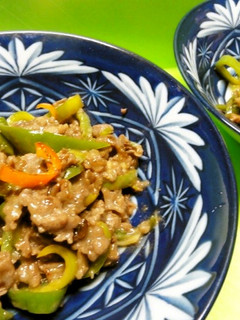 *しゃぶしゃぶ用牛肉で青椒肉絲*-レシピのメイン写真