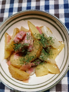 ベーコンとジャガイモなどのバター醤油炒め-レシピのメイン写真