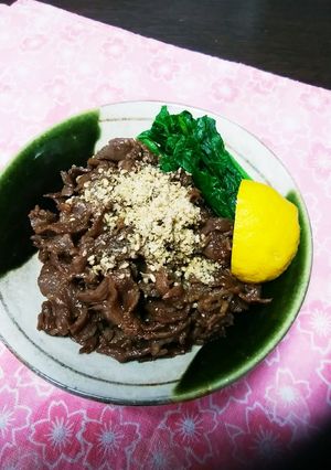 牛肉時雨と時雨巻き-レシピのメイン写真