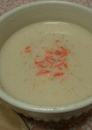 干し海老とごまの豆乳スープ-レシピのメイン写真