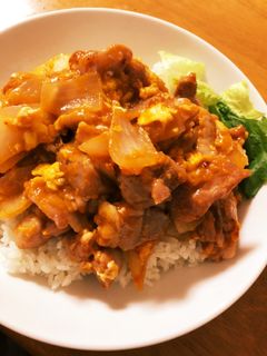 鶏たまチリソース煮-レシピのメイン写真