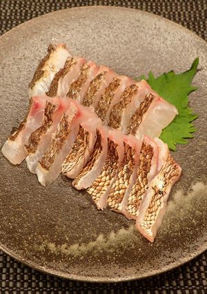 マダイの炙り刺身-レシピのメイン写真