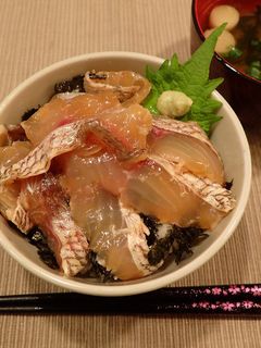 マダイの漬け丼-レシピのメイン写真