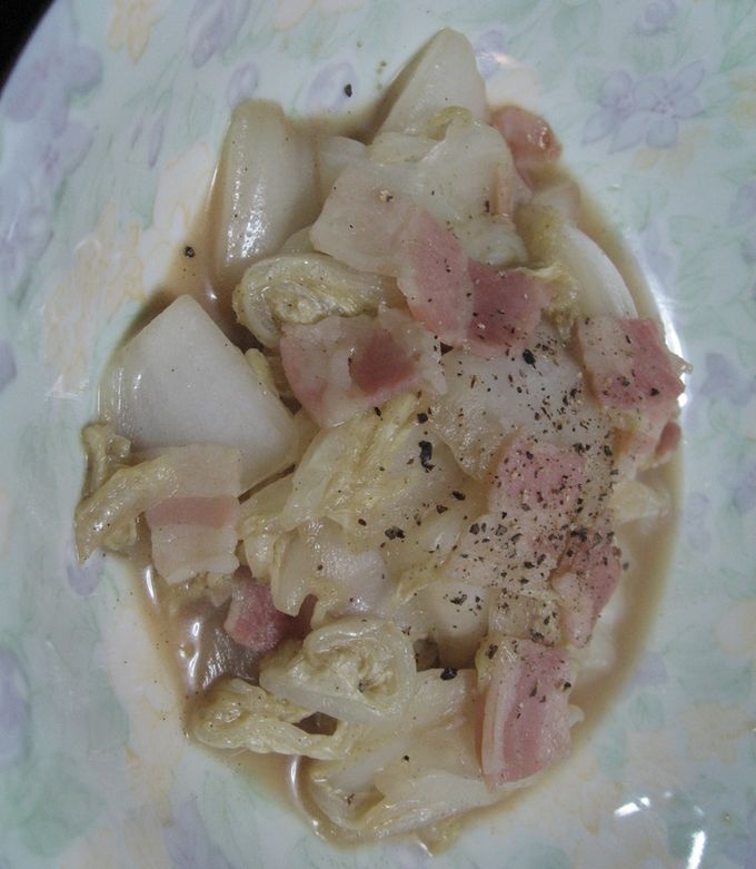 節約おかず＊白菜ベーコン炒め-レシピのメイン写真