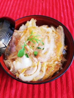★ゆで鶏胸肉de柔らかボリューミー親子丼-レシピのメイン写真