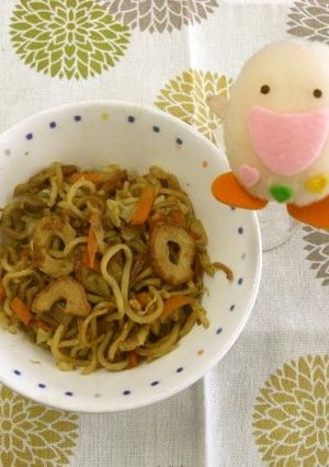 たべまる給食【焼きそば】-レシピのメイン写真