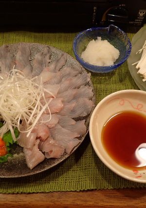 ヒラメのしゃぶしゃぶ-レシピのメイン写真