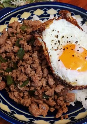 ひとりご飯に◎簡単ガパオごはん♪-レシピのメイン写真