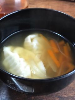 水餃子の中華風スープ-レシピのメイン写真