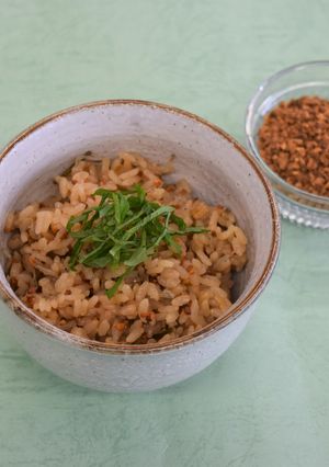 あらびききな粉とじゃこのご飯-レシピのメイン写真