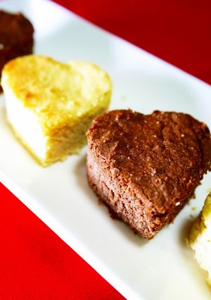 バレンタイン★おからパウダーチーズケーキ-レシピのメイン写真