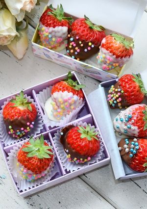 甘酸っぱい♥いちごチョコ-レシピのメイン写真