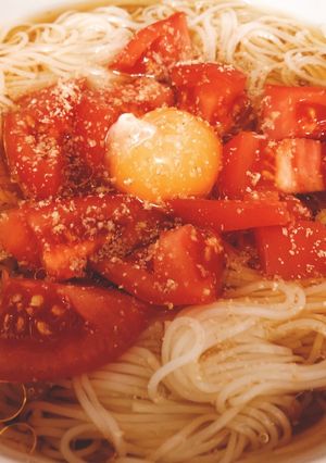 冷麺風 そうめん-レシピのメイン写真