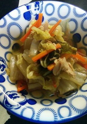 ダイエットにも!白菜とツナの煮物-レシピのメイン写真