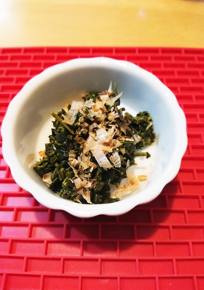 お茶の出がらしのおひたし-レシピのメイン写真