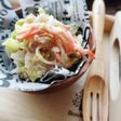 白菜とカニかまのツナマヨおかかサラダ
