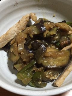 ナスの味噌炒め-レシピのメイン写真