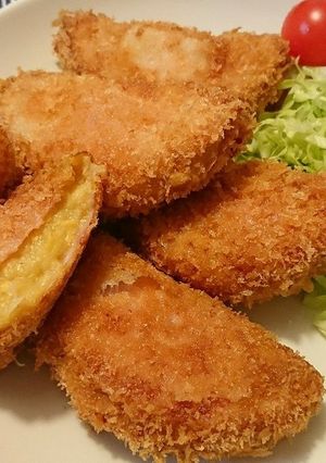 コーンクリームハム巻きコロッケ-レシピのメイン写真