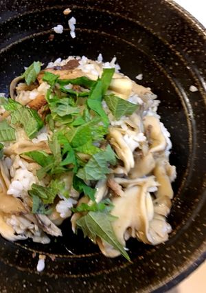 節約簡単、イワシとマイタケまぜまぜご飯-レシピのメイン写真