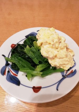ほうれんそう+ツナマヨ卵♪-レシピのメイン写真