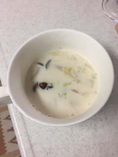 きのことキャベツの牛乳スープ-レシピのメイン写真