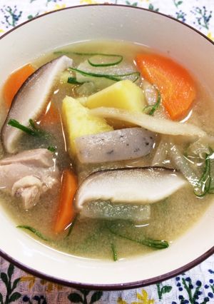 給食のレシピ さつま汁-レシピのメイン写真
