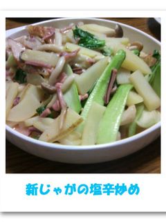 新じゃがの塩辛炒め★-レシピのメイン写真