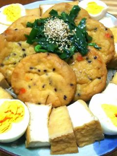 旦那作♡厚揚げ&がんもの簡単めんつゆ煮♡-レシピのメイン写真