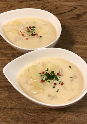 じゃがいもと大根のほっこり豆乳スープ-レシピのメイン写真