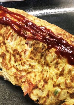 【激辛】思いつきのマサラオムレツ-レシピのメイン写真