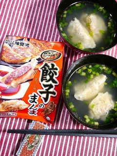 簡単!UHA味覚糖☆餃子のまんまスープ-レシピのメイン写真