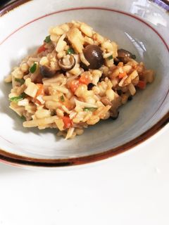 もち麦とキノコの味噌炒め-レシピのメイン写真