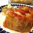 お米入りでむっちりロールキャベツ