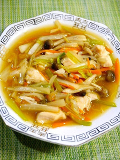 簡単!中華丼(サラダチキン旨煮)-レシピのメイン写真