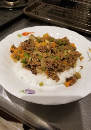 簡単キーマカレー！-レシピのメイン写真