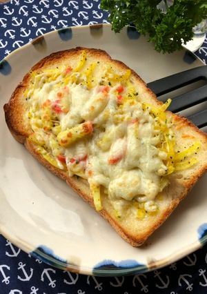 *かまぼこカレートースト*-レシピのメイン写真