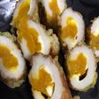 かぼちゃ竹輪の磯辺揚げ