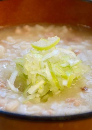お粥･鶏ガラスープ中華風-レシピのメイン写真