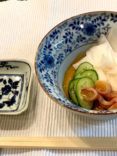 簡単★ウドと赤貝の酢の物-レシピのメイン写真