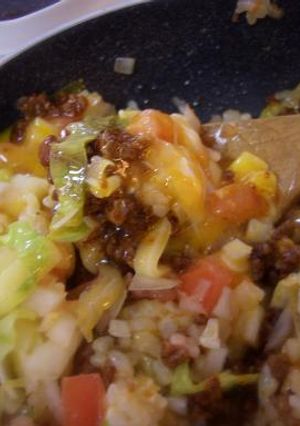 ワイワイ楽しく♪焼きタコライス♪-レシピのメイン写真