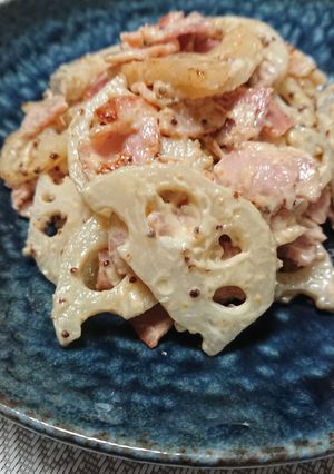 寒い冬こそ♪レンコンのホットサラダ-レシピのメイン写真