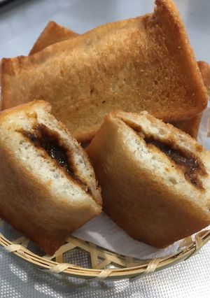 カレー入り揚げ食パン-レシピのメイン写真