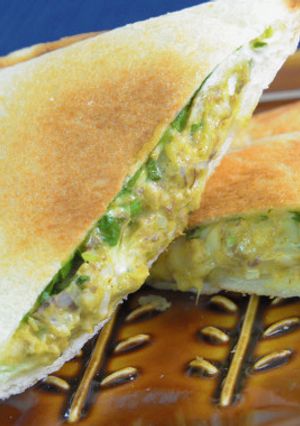 ねぎとサバのホットサンド-レシピのメイン写真
