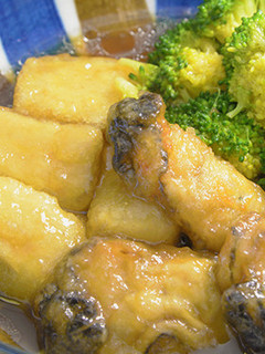 牡蠣と高野豆腐の揚げ煮-レシピのメイン写真