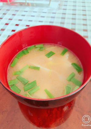 豆腐とニラとみつばのお味噌汁-レシピのメイン写真