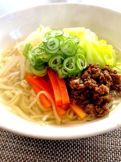 肉みそ野菜たんめん-レシピのメイン写真